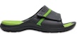 Crocs Modi Kasut Santai Unisex Hitam Hijau 204144-0A1