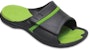 Crocs Modi Kasut Santai Unisex Hitam Hijau 204144-0A1