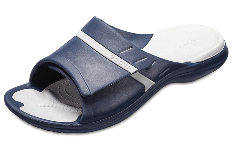 Shop Crocs Modi Minimalistic Unisex Blue Slippers 204144-41S