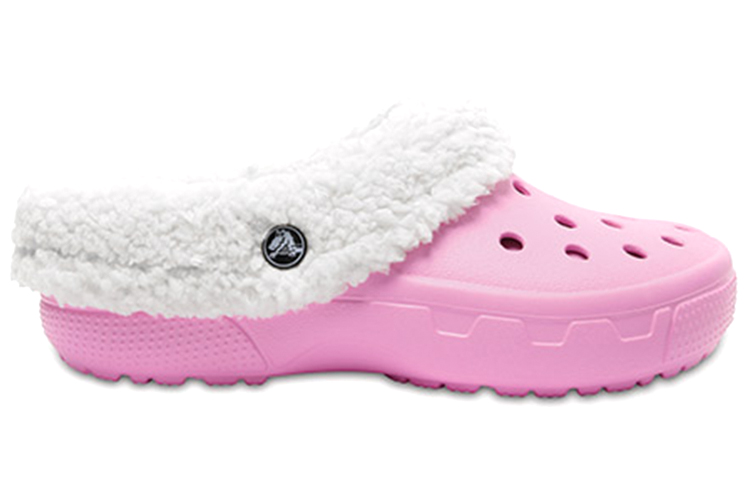 Crocs Mommoth Evo Clog Lightweight Wear-resistant Stay Warm Sports Slippers Pink 圖 2