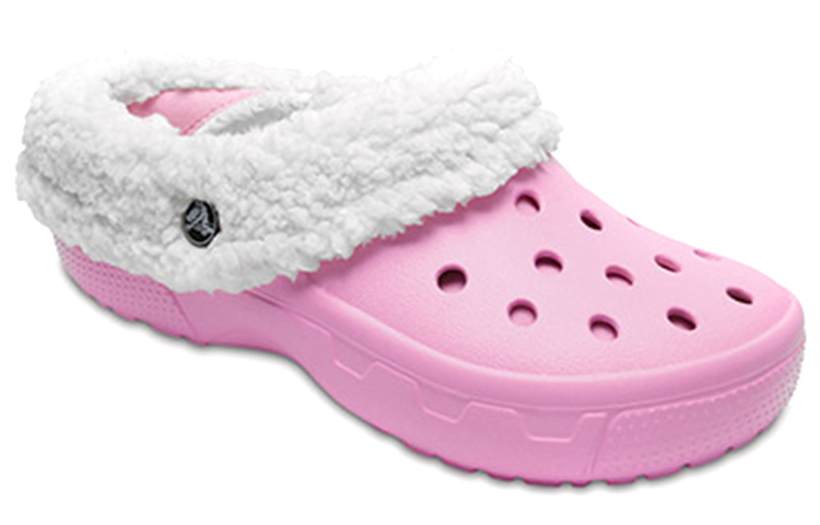Crocs Mommoth Evo Clog Lightweight Wear-resistant Stay Warm Sports Slippers Pink 圖 3
