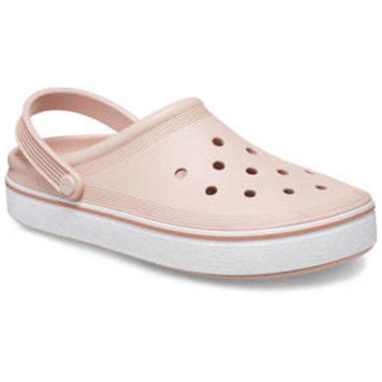 Order Crocs Off Court 休閒拖鞋 粉黏土色 208371-6TY