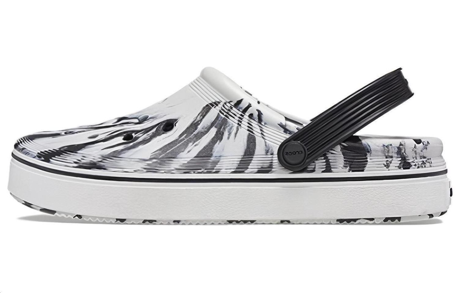 Crocs Off Court Clogs &#x27;Marble White Black&#x27; 208601-066