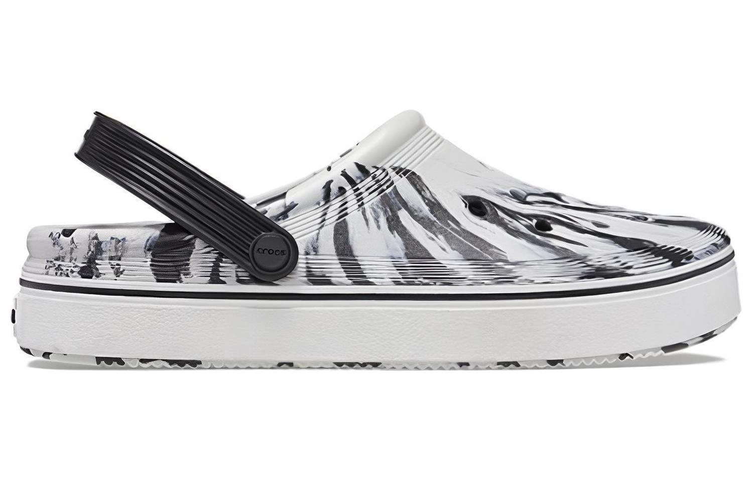 Order Crocs Off Court Clogs 'Marble Putih Hitam' 208601-066