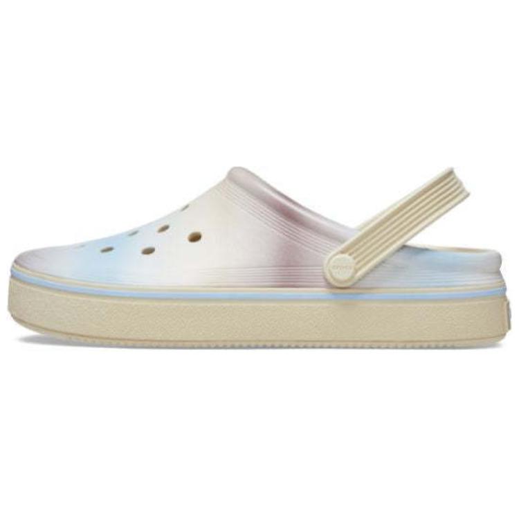 Crocs Off Court Clogs Bone Color Lightweight Comfort Slip-ons. 208984-2Y3