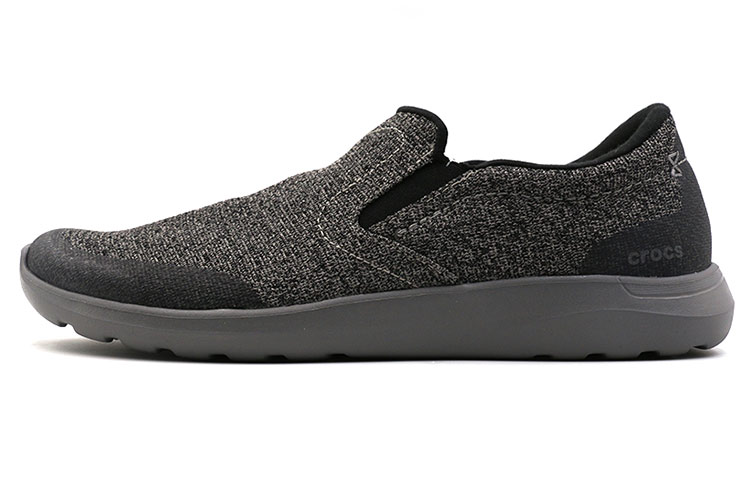Crocs Outdoor Lightweight Breathable Cozy Athleisure Casual Sports Shoe Black Gray 'Black Grey' 203977-05M