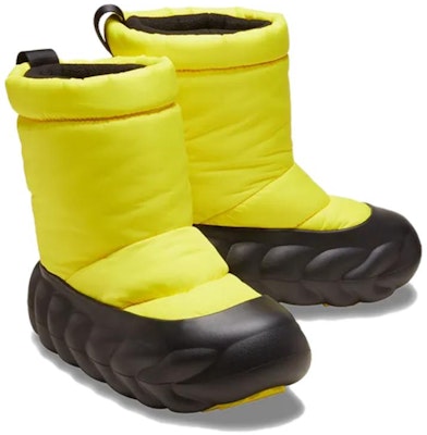 Crocs Overpuff Boot 'Cyber Yellow' 210667-77K Shop Crocs Overpuff Boot 'Cyber Yellow' 210667-77K