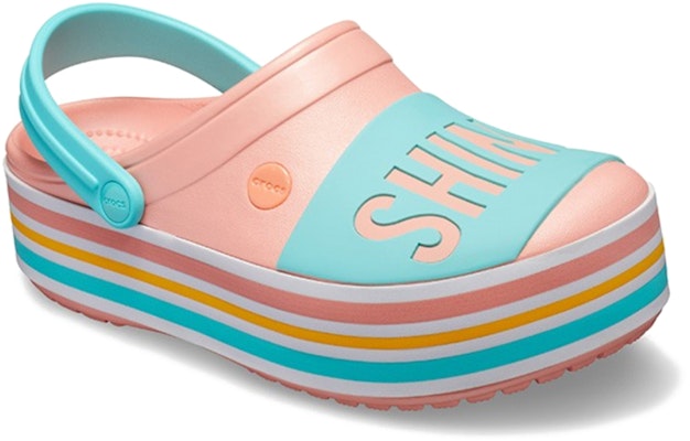 Crocs Platform Bold Color Melon Unisex Clog 205699-737 Order Crocs Platform Bold Color Melon Unisex Clog 205699-737