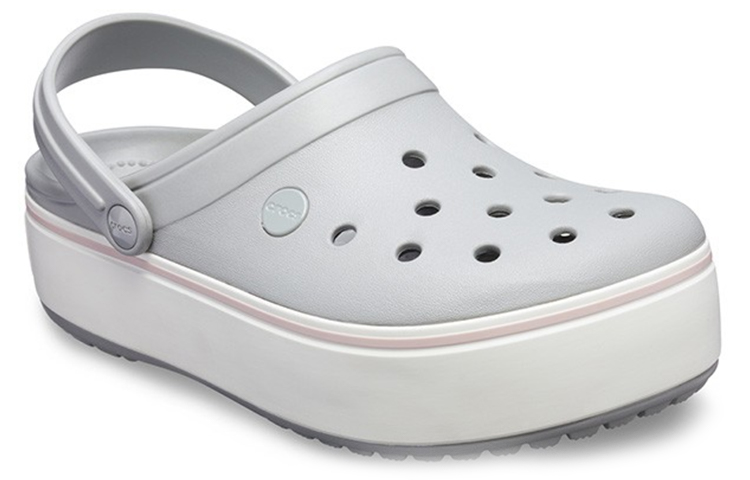 Lookbook Crocs 增高拖鞋 '浅灰' 205434-04M