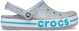 Order Sandal Crocs Pantai Uniseks Cetakan Kelabu Biru 'Grey Blue' 206232-0ES
