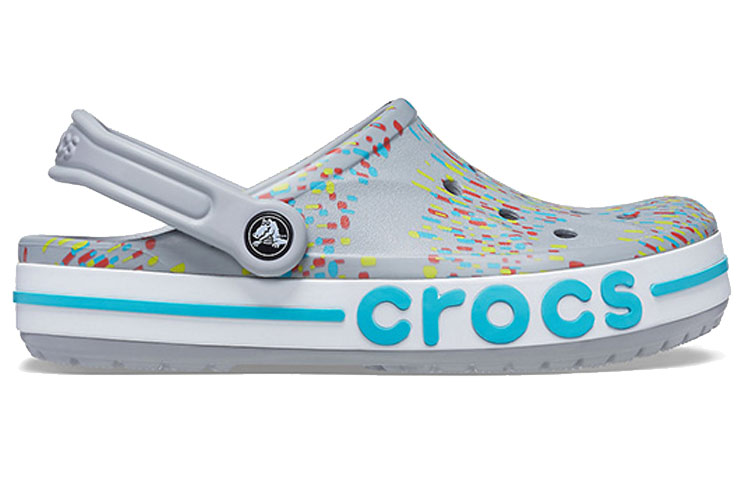 Order Crocs Printing Beach Unisex Gray Blue Sandals 'Grey Blue' 206232-0ES