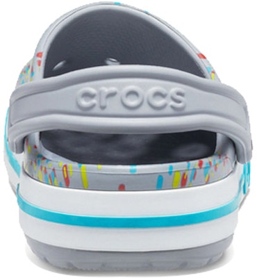 クロックス プリントビーチ サンダル グレー/ブルー (Unisex) 206232-0ES Shop クロックス プリントビーチ サンダル グレー/ブルー (Unisex) 206232-0ES