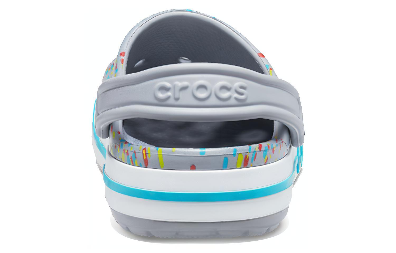 Shop Crocs Printing Beach Unisex Gray Blue Sandals 'Grey Blue' 206232-0ES