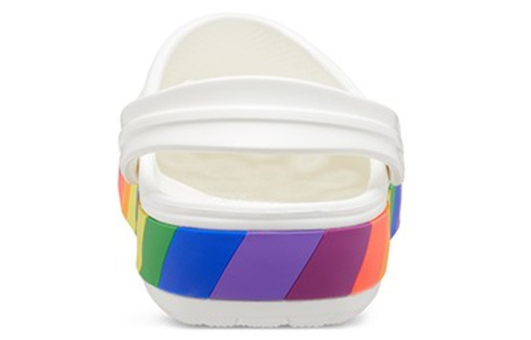 Shop Sandali Bianchi Arcobaleno Crocs 206361-94S