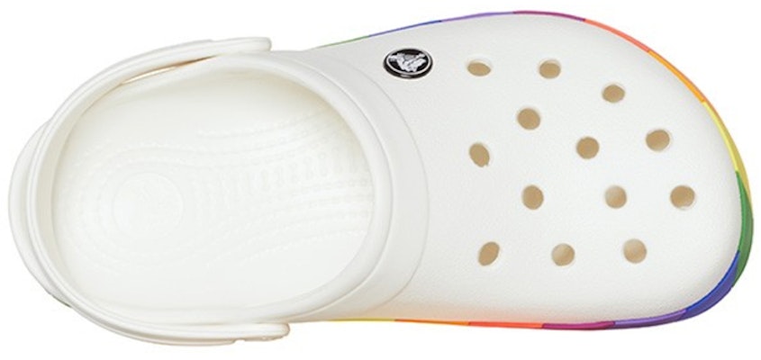 Crocs Rainbow White Sandals 206361-94S Lookbook Crocs Rainbow White Sandals 206361-94S