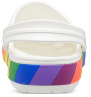 Crocs Rainbow White Sandals 206361-94S Shop Crocs Rainbow White Sandals 206361-94S