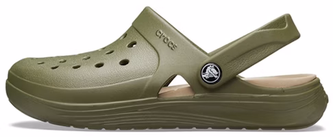 Crocs Reviva Beach Army Green Sandals 205852-3TQ Crocs Reviva Beach Army Green Sandals 205852-3TQ