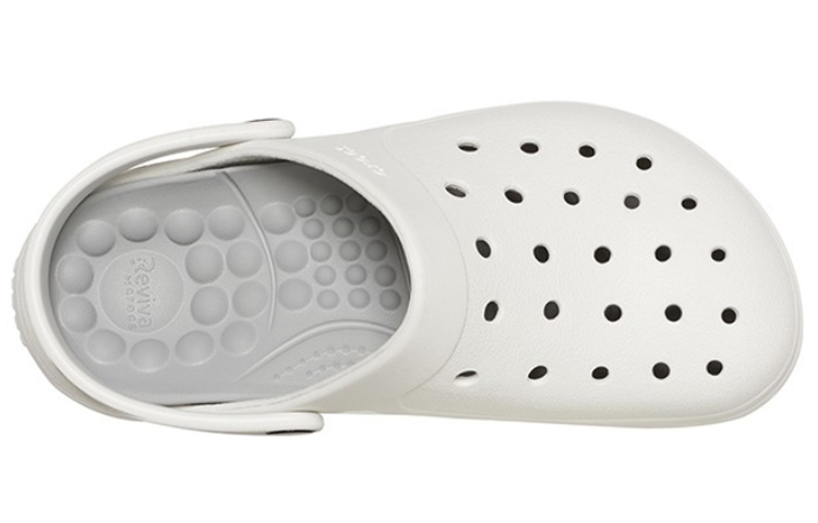 Shop Crocs Reviva Beach Beige Sandals 205852-1CR