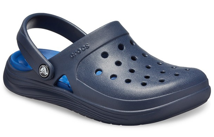 Order Crocs Reviva Beach Sandals Deep Blue 205852-4HI