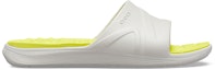 Order Crocs Reviva Broad Strap Round Toe Slides 'Yellow White' 205546-1CC
