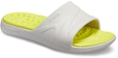 Lookbook Crocs Reviva Broad Strap Round Toe Slides 'Yellow White' 205546-1CC