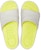 Crocs Reviva Broad Strap Round Toe Slides 'Yellow White' 205546-1CC