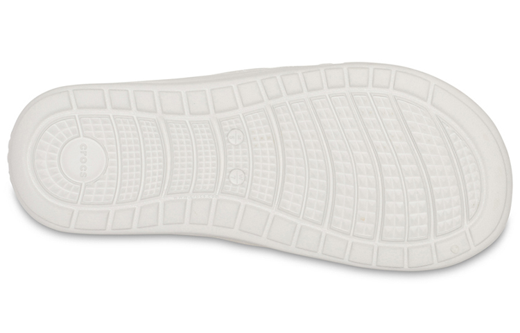 Sizing Crocs Reviva Broad Strap Round Toe Slides 'Yellow White' 205546-1CC