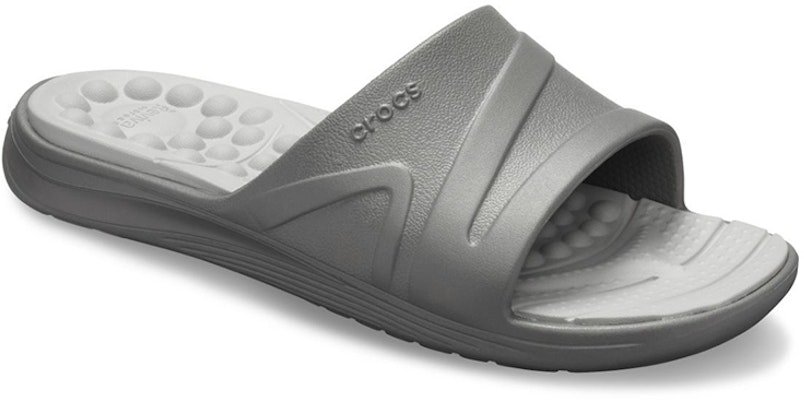 Crocs Reviva Cozy Selipar Sukan Tidak Licin Unisex Kelabu. 205546-0DV Lookbook Crocs Reviva Cozy Selipar Sukan Tidak Licin Unisex Kelabu. 205546-0DV