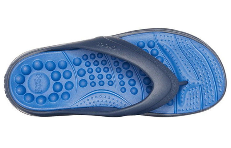 Lookbook Crocs Reviva Flip-Flops Biru Gelap 205545-4HI