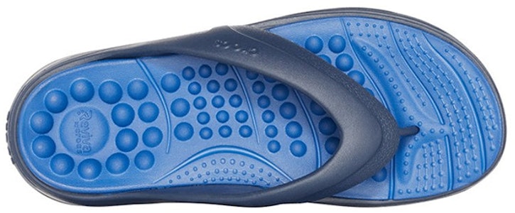 크록스 리바이바 플립플랍 딥블루 205545-4HI Lookbook 크록스 리바이바 플립플랍 딥블루 205545-4HI