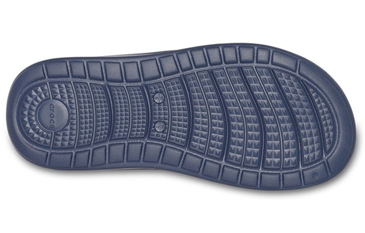 Shop Crocs Reviva Flip-Flops Biru Gelap 205545-4HI