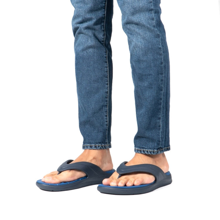 Purchase Crocs Reviva Flip-Flops Biru Gelap 205545-4HI