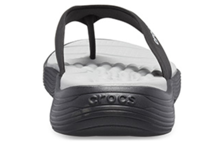 Lookbook Crocs Reviva Flip-Flops White Black 205715-060