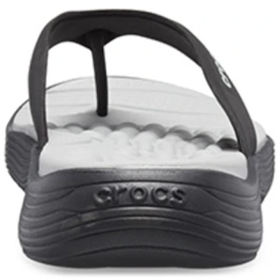 Crocs Reviva Flip-Flops White Black 205715-060 Lookbook Crocs Reviva Flip-Flops White Black 205715-060