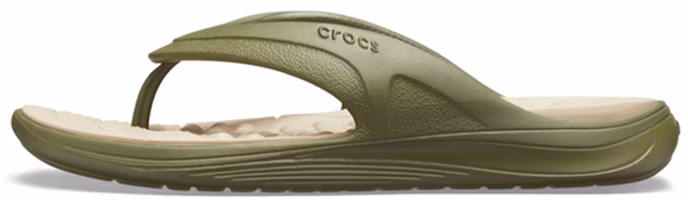 Crocs Reviva Flip 'Military Green' 205545-3TQ Crocs Reviva Flip 'Military Green' 205545-3TQ