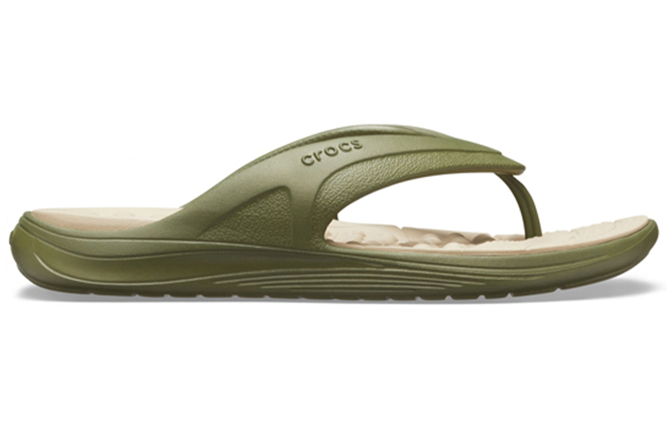 Order Crocs Reviva Flip 'Military Green' 205545-3TQ