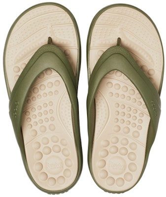 Crocs Reviva Flip 'Military Green' 205545-3TQ Purchase Crocs Reviva Flip 'Military Green' 205545-3TQ