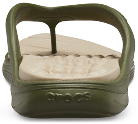Crocs Reviva Flip 'Military Green' 205545-3TQ Details for Crocs Reviva Flip 'Military Green' 205545-3TQ
