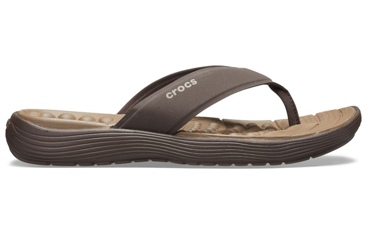 Order Crocs Reviva Flip Flops 'Brown Espresso' 205715-22Z