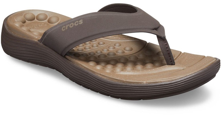 Crocs Reviva Flip Flops 'Brown Espresso' 205715-22Z Lookbook Crocs Reviva Flip Flops 'Brown Espresso' 205715-22Z