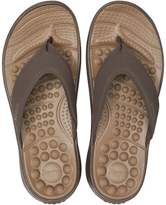 Crocs Reviva Flip Flops 'Brown Espresso' 205715-22Z Purchase Crocs Reviva Flip Flops 'Brown Espresso' 205715-22Z