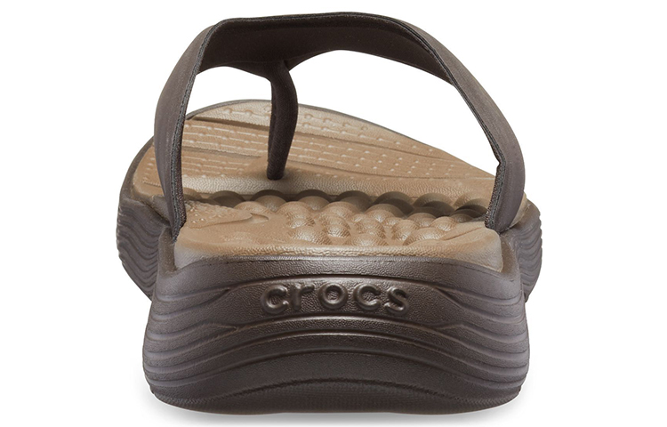 Details for Crocs Reviva Flip Flops 'Brown Espresso' 205715-22Z