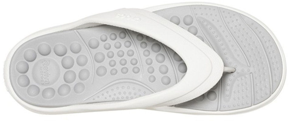 Crocs Reviva Flip-Flops Beige 205545-1CR Shop Crocs Reviva Flip-Flops Beige 205545-1CR