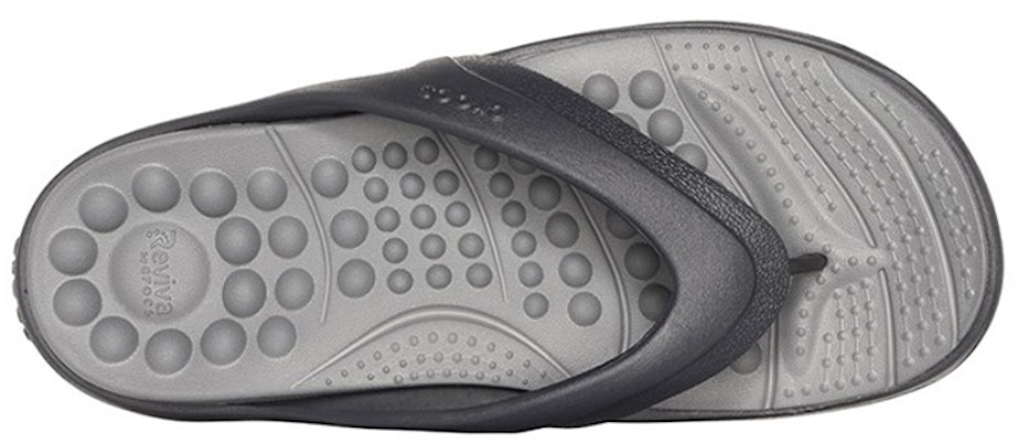 Crocs Reviva Flip-Flops Black 205545-0DD Shop Crocs Reviva Flip-Flops Black 205545-0DD