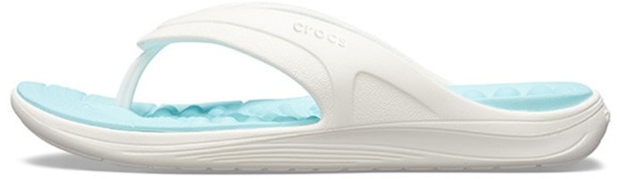 Crocs Reviva Flip-Flops Blue White 205545-18B Crocs Reviva Flip-Flops Blue White 205545-18B