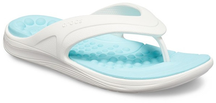 Crocs Reviva Flip-Flops Blue White 205545-18B Order Crocs Reviva Flip-Flops Blue White 205545-18B