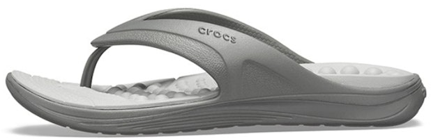 Crocs Reviva Flip-Flops Gray 205545-0DV Crocs Reviva Flip-Flops Gray 205545-0DV