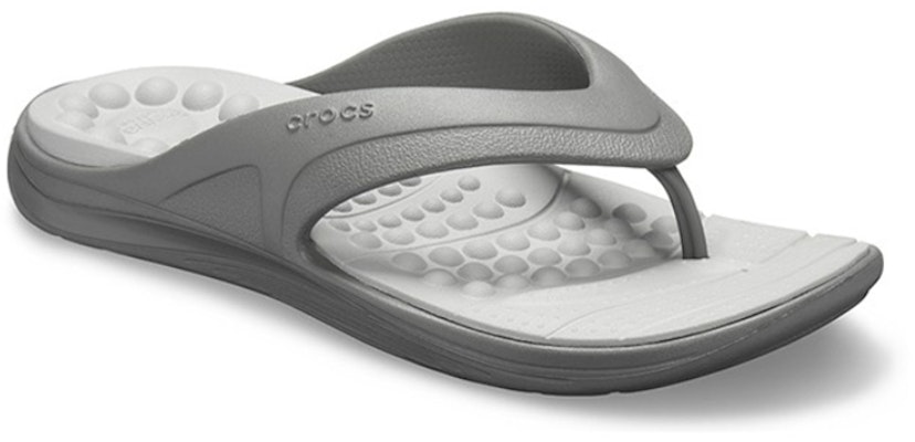Crocs Reviva Flip-Flops Gray 205545-0DV Order Crocs Reviva Flip-Flops Gray 205545-0DV