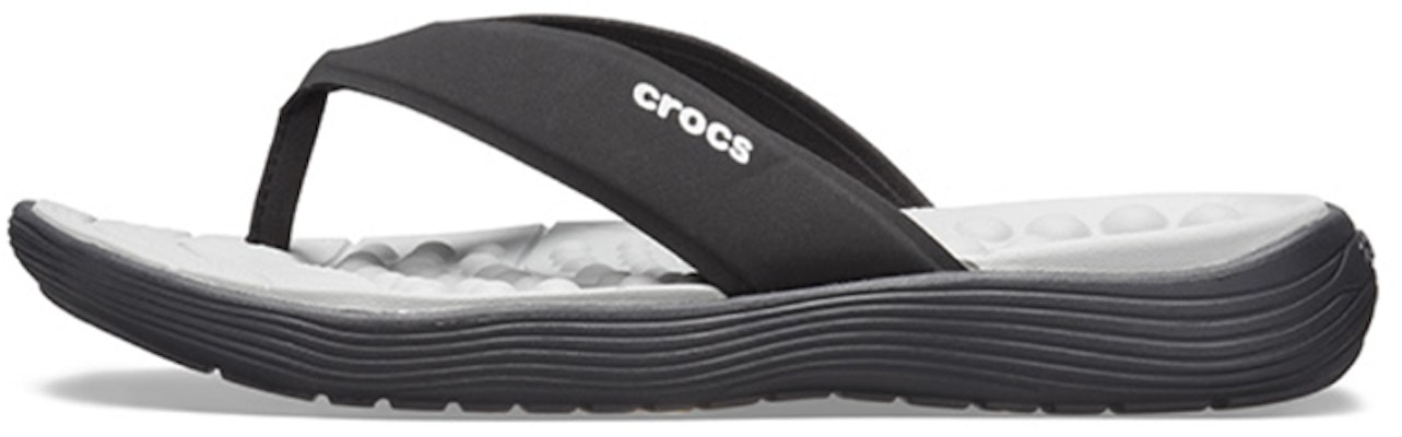 Crocs Reviva Flip-Flops White Black 205715-060 Buy Crocs Reviva Flip-Flops White Black 205715-060