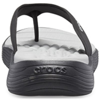 Crocs Reviva Flip-Flops White Black 205715-060 Lookbook Crocs Reviva Flip-Flops White Black 205715-060